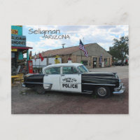 Carte postale cool Seligman Route 66 !