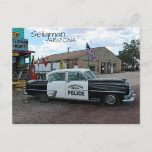 Carte postale cool Seligman Route 66 !