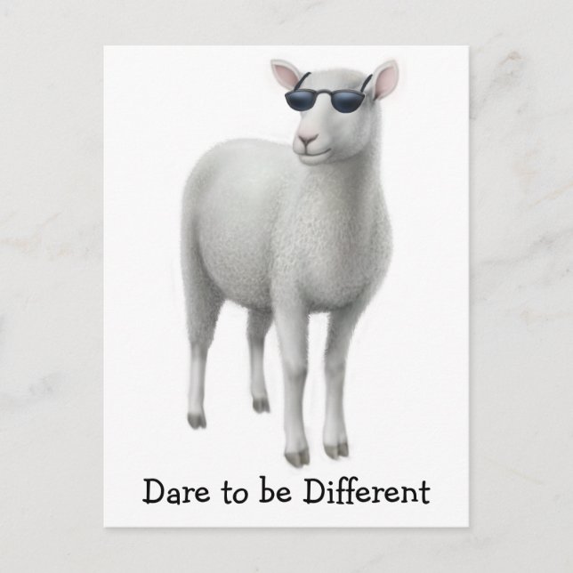 Carte postale cool Sheep (Devant)