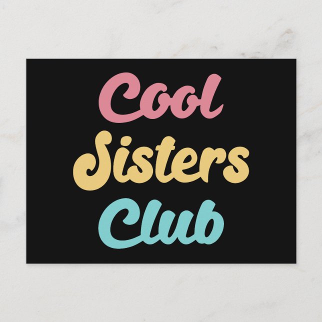 Carte Postale Cool Sisters Club II (Devant)