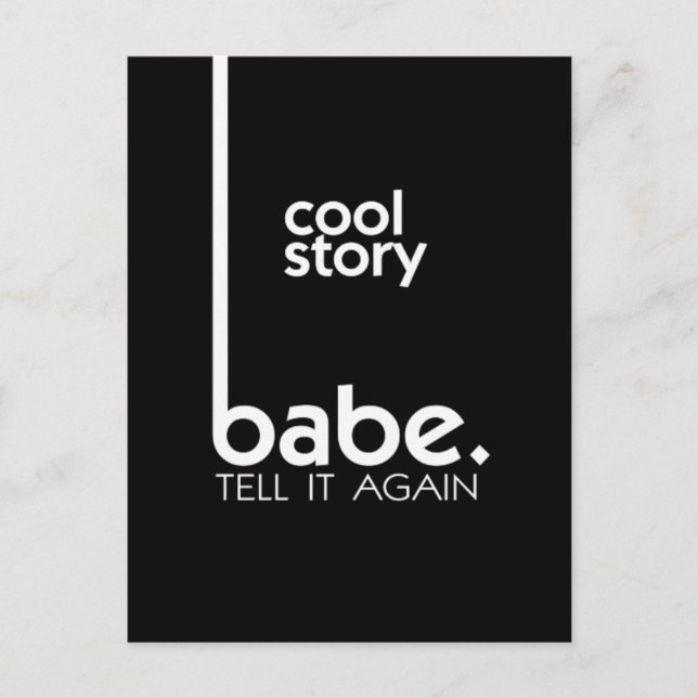 Carte Postale Cool Story Babe (Devant)