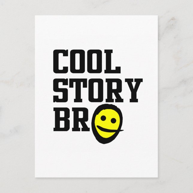 Carte Postale Cool Story Bro (Devant)