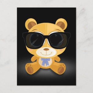 Carte Postale Cool Teddy Bear