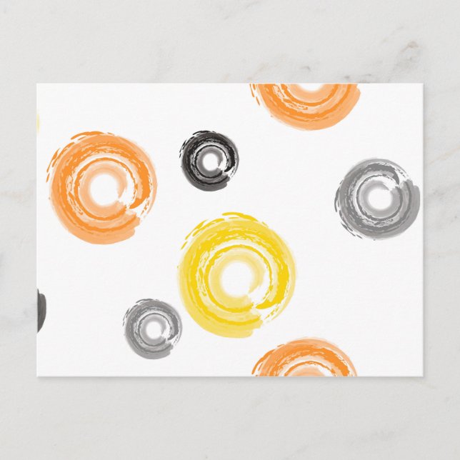 Carte Postale Cool, tendance, urbain, moderne peinture brosse (Devant)