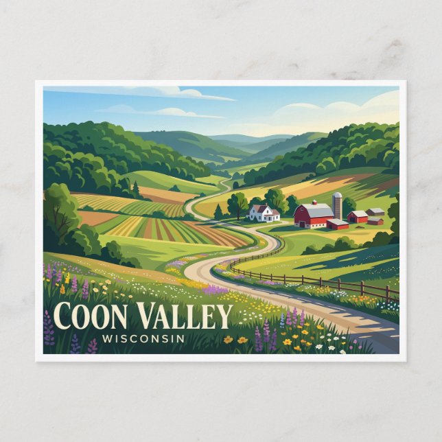 Carte Postale Coon Valley (Devant)