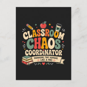 Carte Postale Coordonnateur de chaos en classe