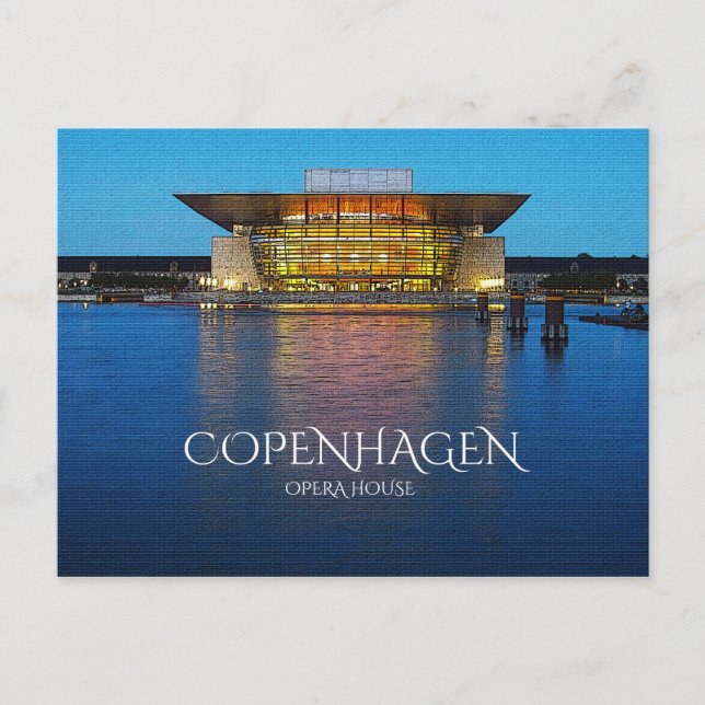 Carte Postale Copenhague (Devant)
