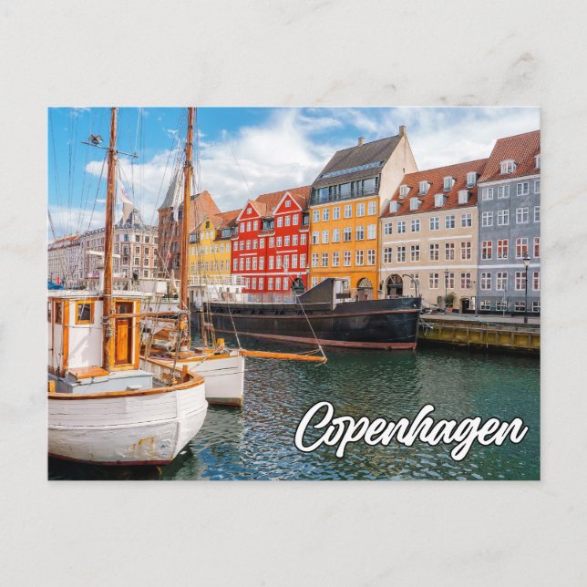 Carte Postale Copenhague, Danemark (Devant)