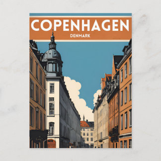Carte Postale Copenhague Danemark