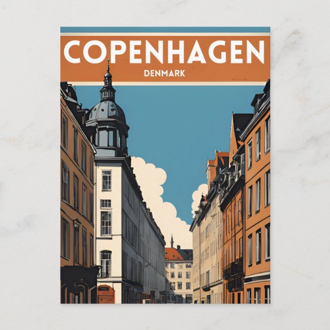 Carte Postale Copenhague Danemark (Devant)