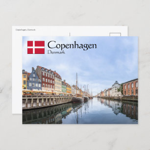 Carte Postale Copenhague Danemark