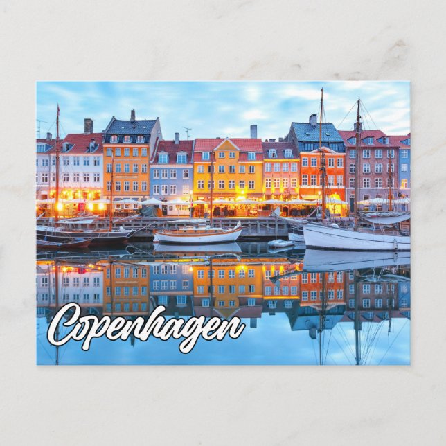 Carte Postale Copenhague, Danemark (Devant)