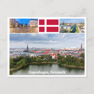 Carte Postale Copenhague Danemark