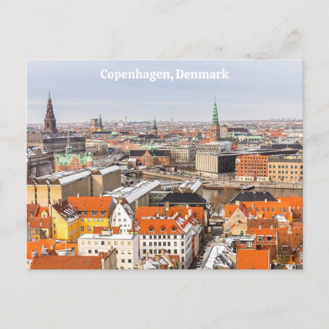 Carte Postale Copenhague Danemark (Devant)