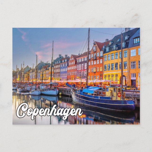 Carte Postale Copenhague, Danemark (Devant)