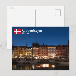 Carte Postale Copenhague Danemark