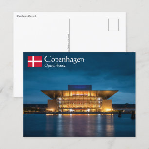 Carte Postale Copenhague Danemark