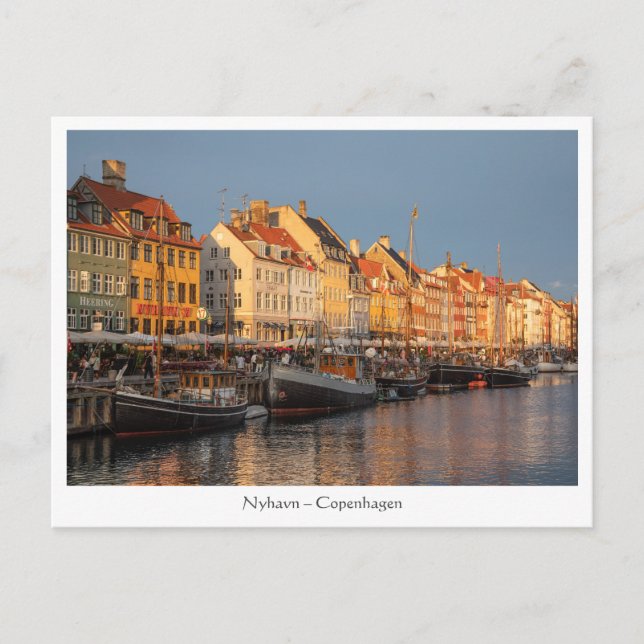 Carte Postale Copenhague Danemark (Devant)