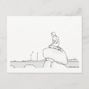 Carte Postale Copenhague Danemark