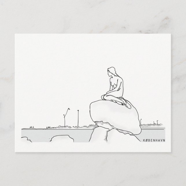 Carte Postale Copenhague Danemark (Devant)