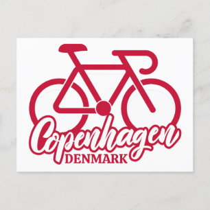 Carte Postale Copenhague Danemark Cyclisme
