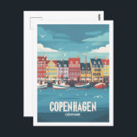 Carte Postale Copenhague Danemark Lieu de voyage Vintage célèbre<br><div class="desc">Copenhague Danemark Lieu de voyage Vintage célèbre</div>