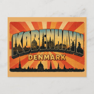 Carte Postale Copenhague Danemark Port de Nyhavn