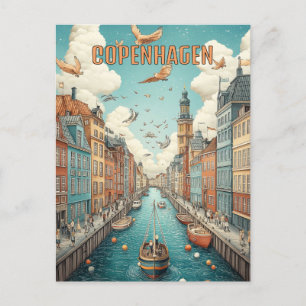 Carte Postale Copenhague Danemark Voyages
