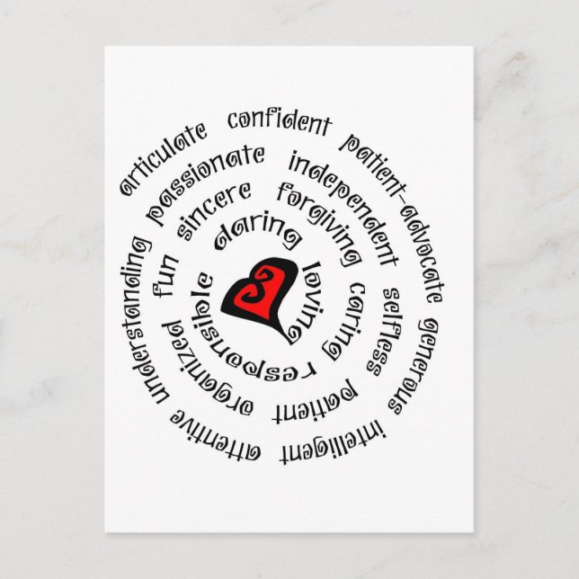 Carte Postale copie de l'infirmière cardiaque (Devant)