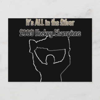 Carte Postale Copie des champions de hockey 2009