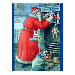 Cartes Postales Pere Noel Antique Originales Zazzle Fr