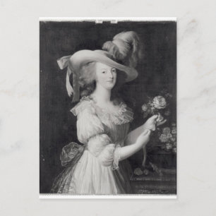 Carte Postale Copie d'un portrait de Marie-Antoinette