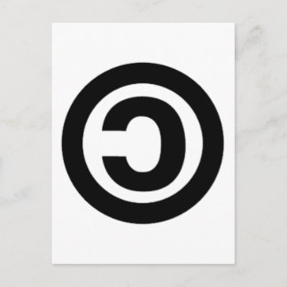 CARTE POSTALE COPYLEFT