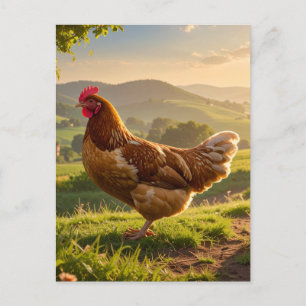 Carte Postale Coq