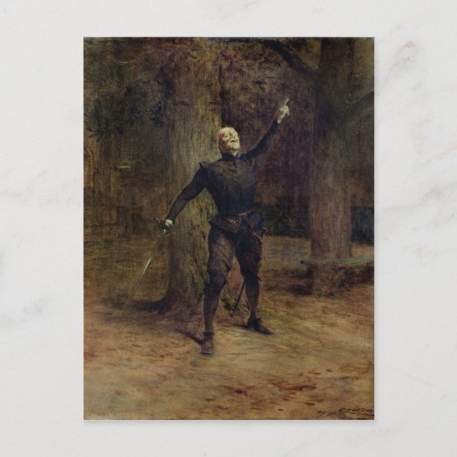 Carte Postale Coquelin constant comme Cyrano de Bergerac (Devant)