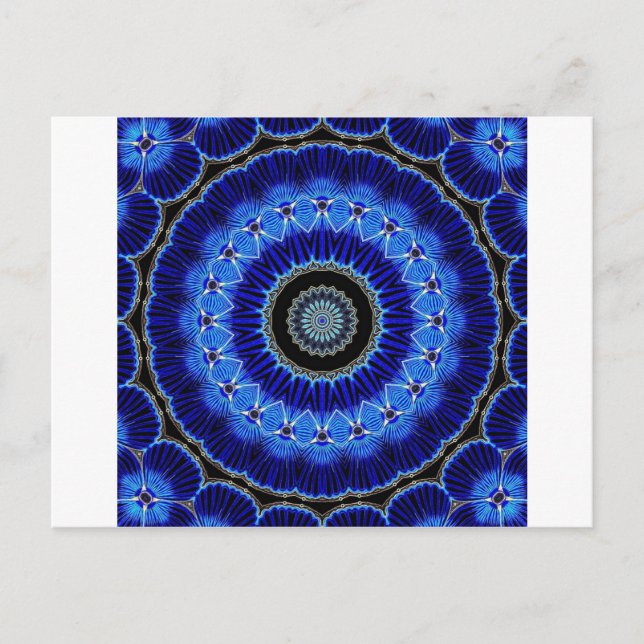 Carte Postale Coquillage Kaleidoscope (Devant)