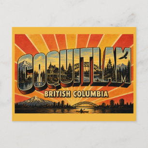 Carte Postale Coquitlam BC Ville Extérieure