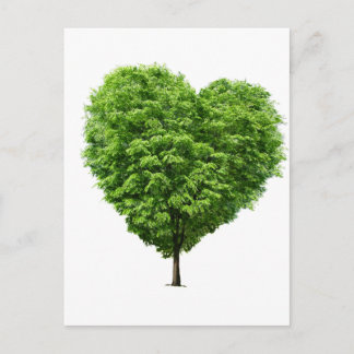 Carte Postale coração ecologico