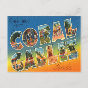 Carte Postale Coral Gables Floride