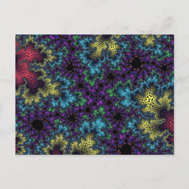 Carte Postale Coral Rainbow Speckle (Devant)