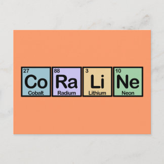 Carte Postale Coraline en éléments