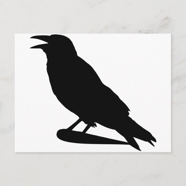 Carte Postale Corbeau (Devant)