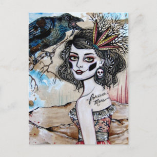 Carte Postale Corbeau