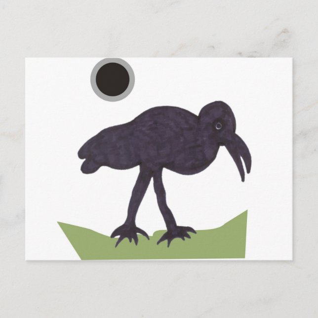 Carte Postale Corbeau (Devant)
