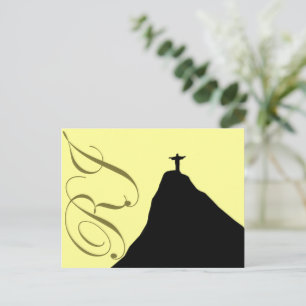 Carte Postale Corcovado - RJ - Brasil