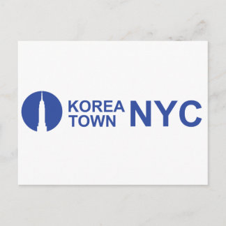 CARTE POSTALE CORÉATOWN NYC