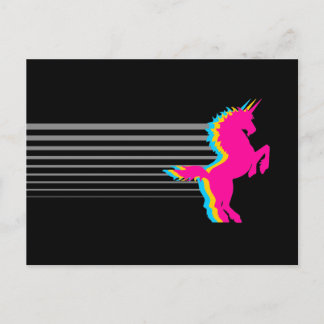 Carte Postale Corey Tiger 1980S Retro Vintage Unicorn