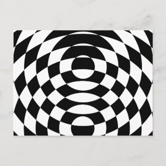 Carte Postale Corey Tiger 80s Op Art Vintage