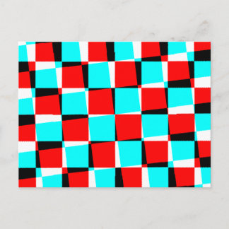 Carte Postale Corey Tiger 80s Op Art Vintage