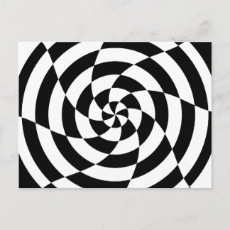 Carte Postale Corey Tiger 80s Vintage Op Art